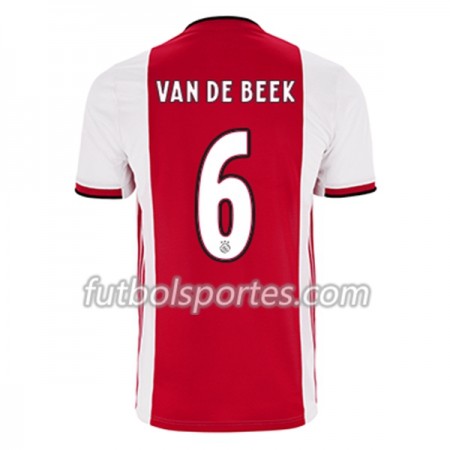 Camisetas AFC Ajax Donny van de Beek 21 Primera Equipacion 2019/2020